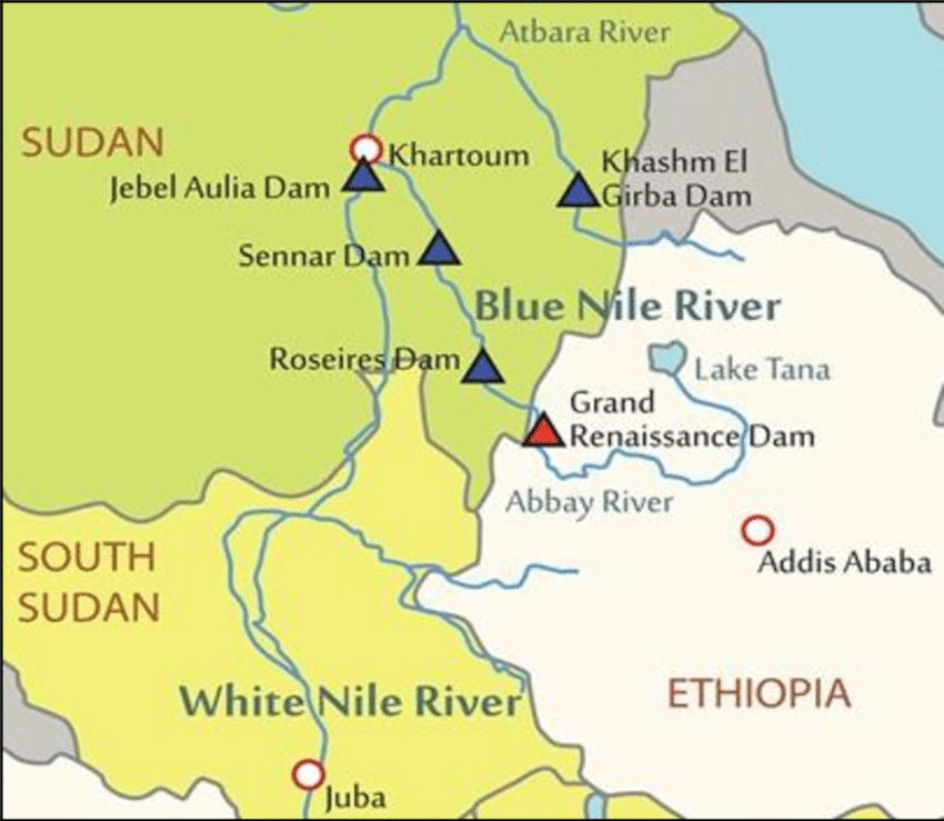 Main dams on the Blue Nile Circleofblue 2013