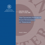 The Changing Nature of State Sponsorship of Terrorism, 2008