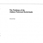The Pushtuns of the Afghan-Pakistani borderlands, 1979