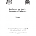 Intelligence and Security Committee of Parliament.  Russia, 2020