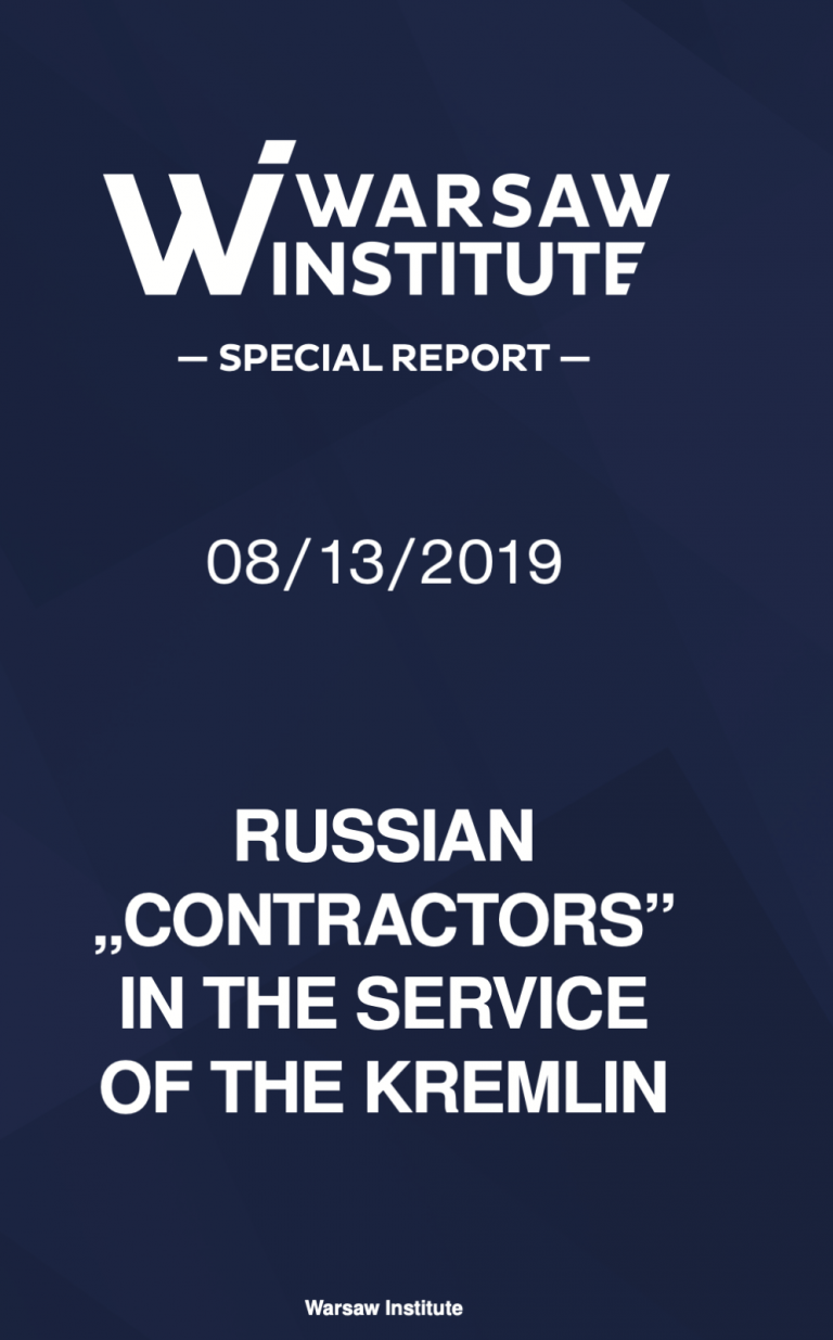 Russian Contractors in the Service of the Kremlin, 2019