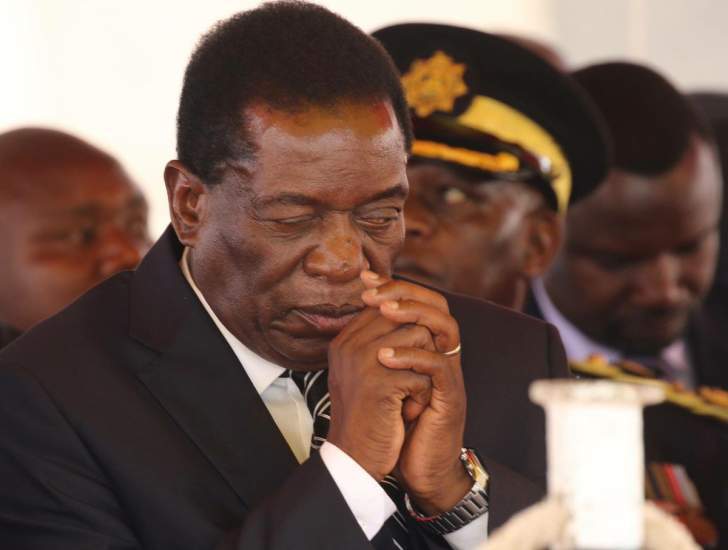 Mnangagwa one eye open3