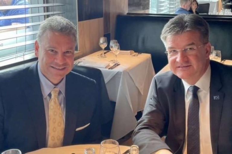 Escobar and  Lajcak visit amid fears of destabilisation in the Western Balkans